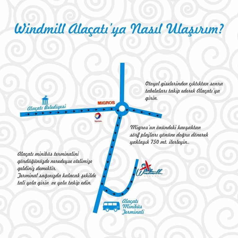 Windmill Алачати Екстер'єр фото
